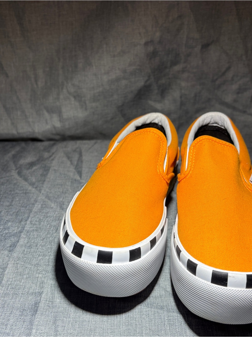 Women’s size 6 Orange Slip-On Canvas Shoes